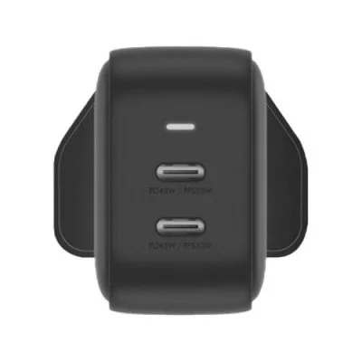 Energea Travelite 45W Gan Wall Charger - Black